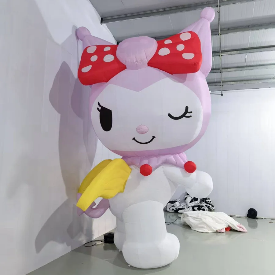 

Giant Clown Style Kuromi Inflatable Mascot Inflatable Model for Mall Decor Shop Opening Outdoor Event Advertising Decoration