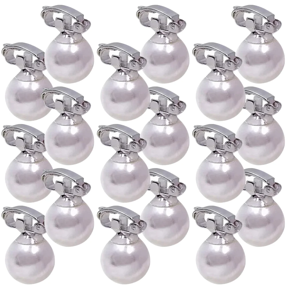 30 Pcs Pearl Hairpin Headband Bangs Braided Sets of 30pcs (10 Pieces Pearls) Mini Clips Bride for Girls Artificial Brides