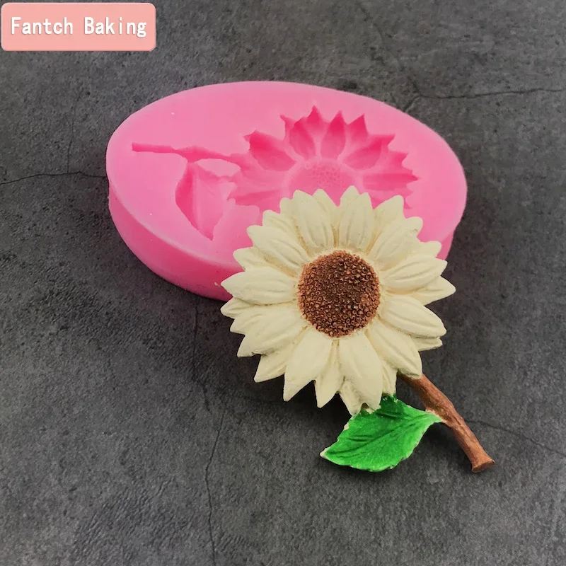 

Sunflower Silicone Mold Flower Fondant Cake Moulds Decoration Baking Tool Cupcake Jelly Candy Sugar Kitchen Form