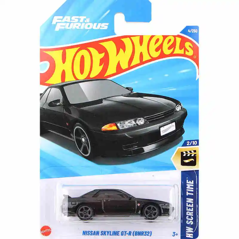 Hot Wheels Cars 2025 A Case NISSAN SKYLINE GT-R(BNR32) 90 HONDA CIVIC EF TESLA MODEL S PLAID Auto Model Boys Toys Gift