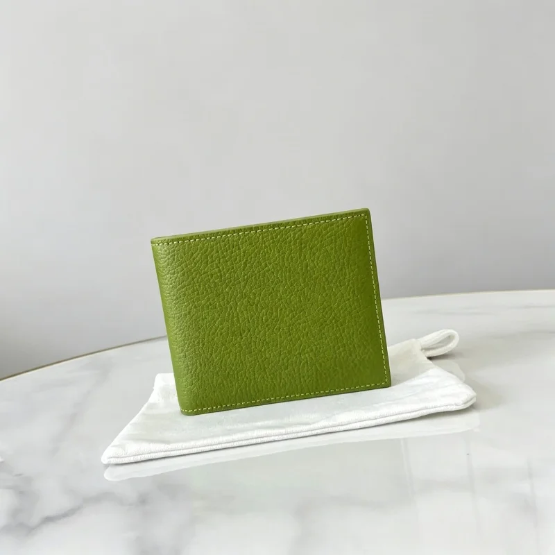Portefeuille de marque à prix réduit, mini portefeuille haut de gamme 817019, fabriqué à la main par un maître porte-cartes, unisexe, cadeau de luxe haut de gamme pour les fêtes