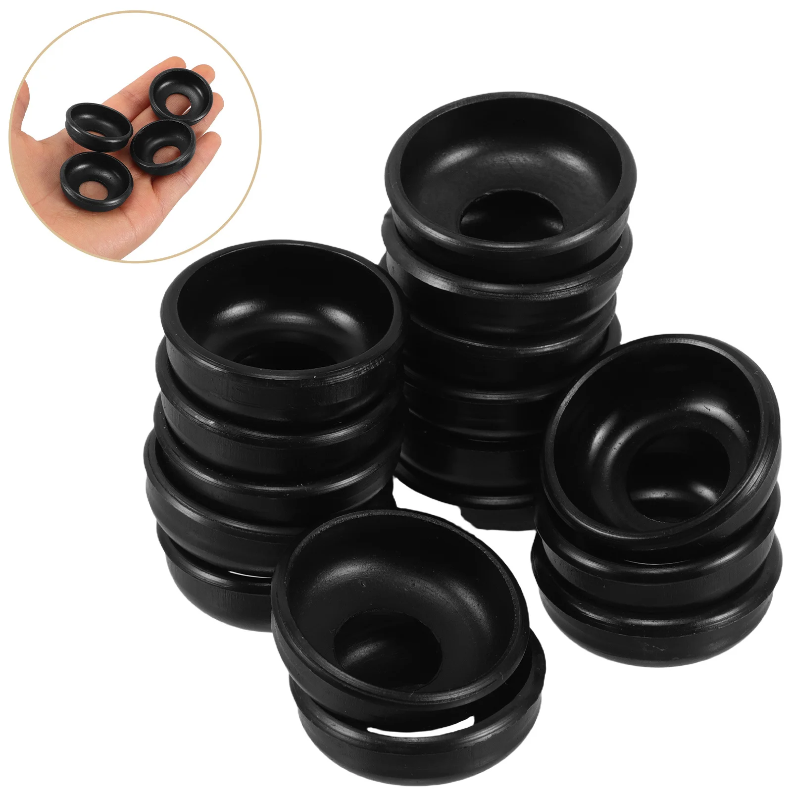 20Pcs Mountain Bike Axle Cone Washers Metal Bicycle Hub Repair Replacement Parts Durable Gasket for Front Rear Axle Maintenance