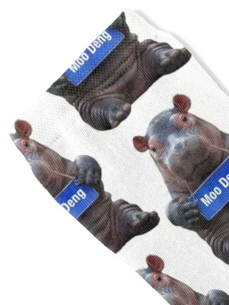 Cute Baby Hippo Moo Deng Socks Stockings christmas gift gift designer brand Socks Girl Men's