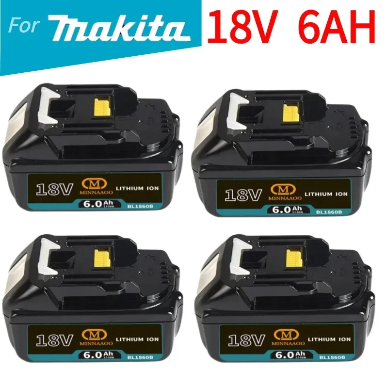 

100% Genuine 18V for Makita 6Ah/5Ah for Makita Battery BL1840 BL1830B BL1850B BL1850 BL1860 BL1815 Replacement Lithium Battery