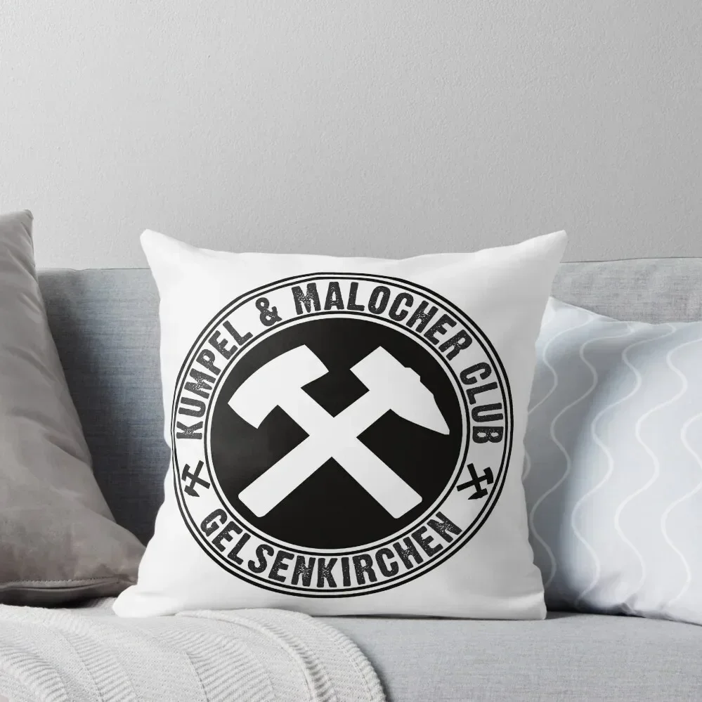 

Kumpel & Malocher Club Gelsenkirchen Coat of Arms Shirt Throw Pillow Couch Cushions Luxury Sofa Cushions pillow