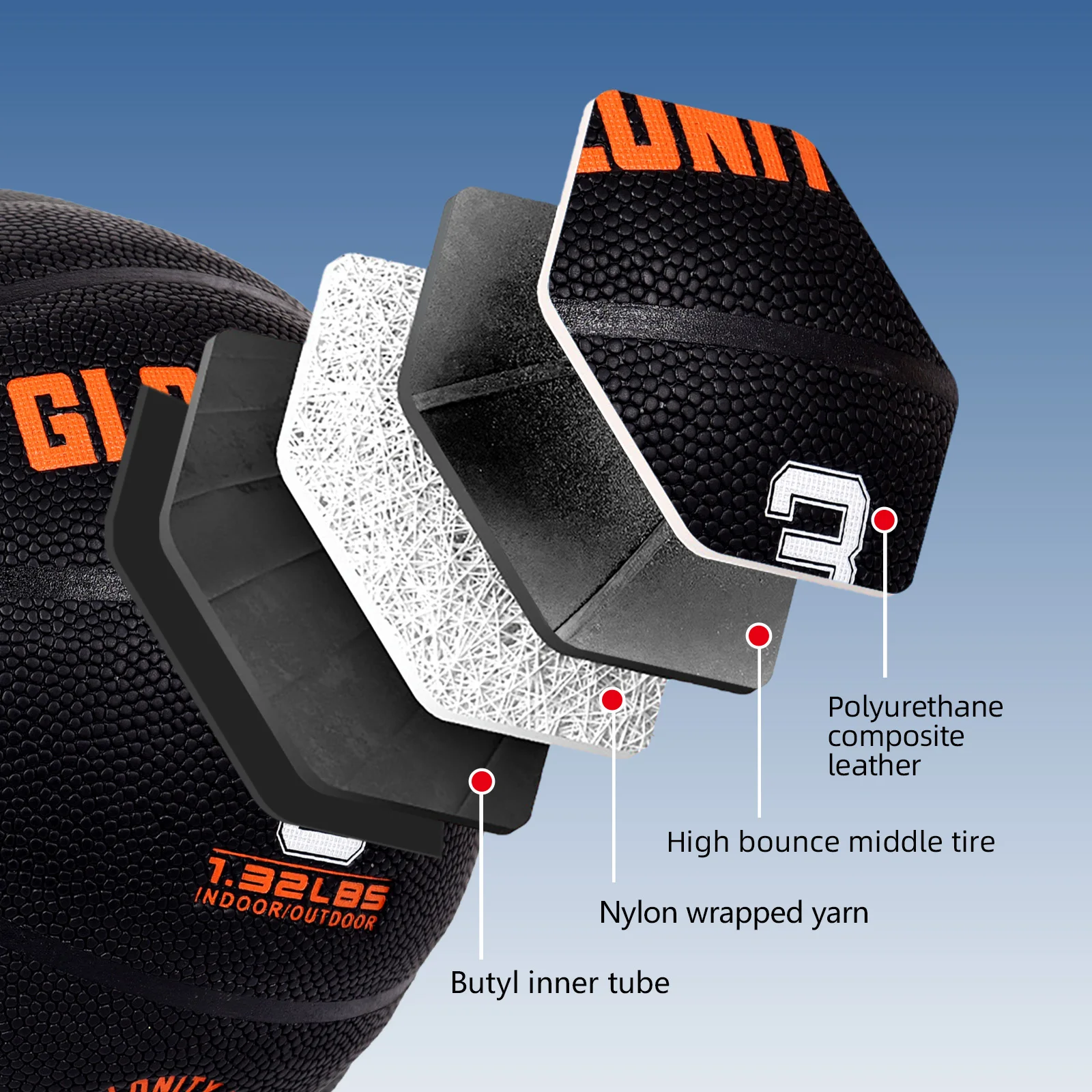 Size 3 Small Ball Weighted Basketball,Trainer Heavy Basketball,Indoor Training Ball For Strength Training&Improving Ball Control