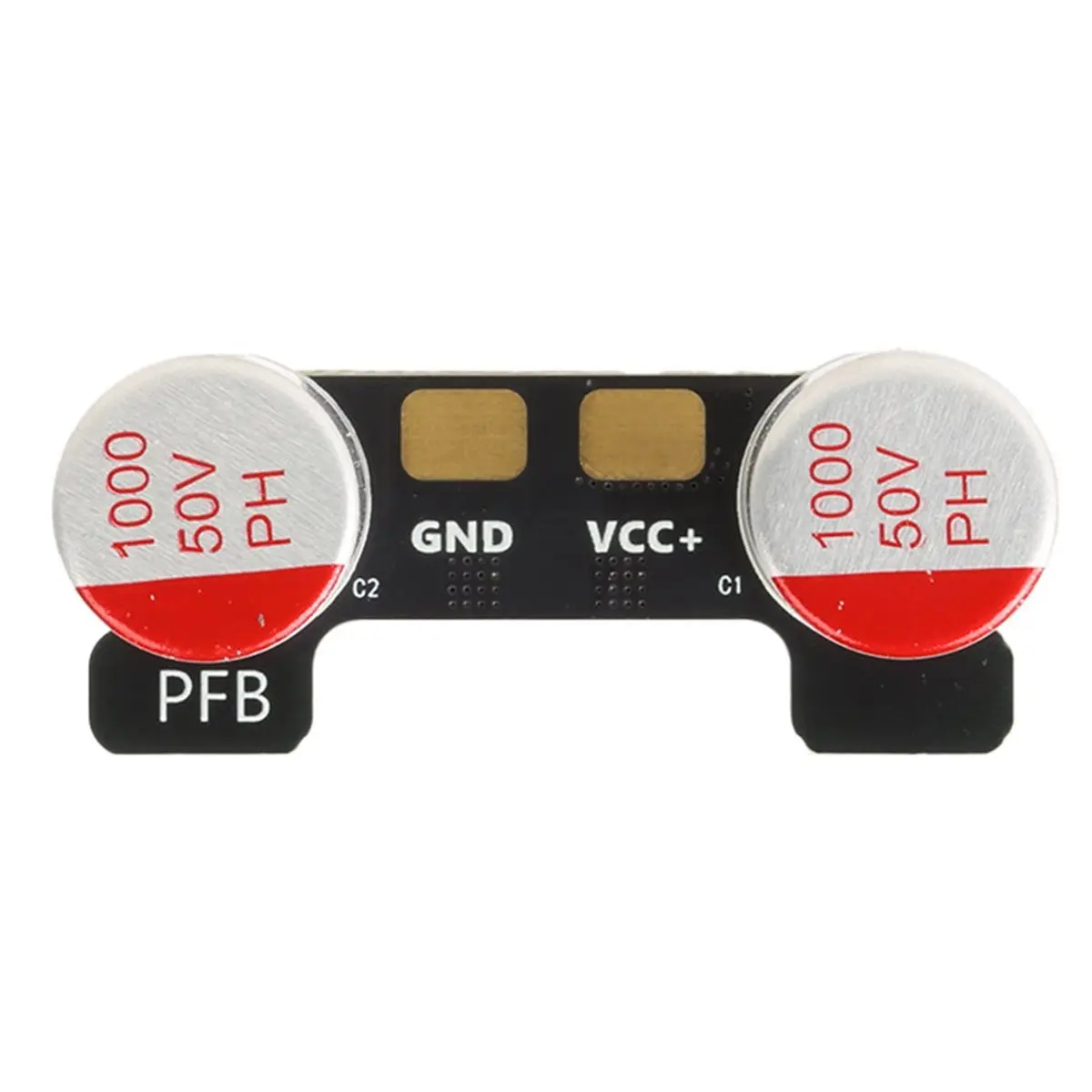 PRO Dual 50V 100uF Low Capacitors for 9 Inch and Larger FPV Drones, HD Long Range Quadcopter Power Filter Board