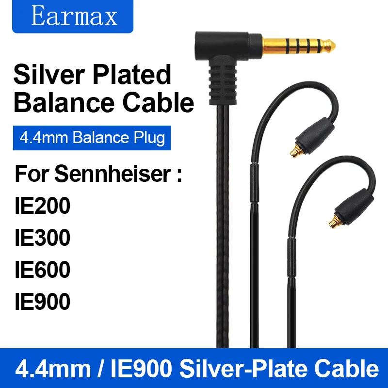 

Сменный кабель для наушников Sennheiser IE900 IE300 IE600 IE200, 4,4 мм, 2,5 мм, сбалансированный монокристаллический медный кабель для наушников