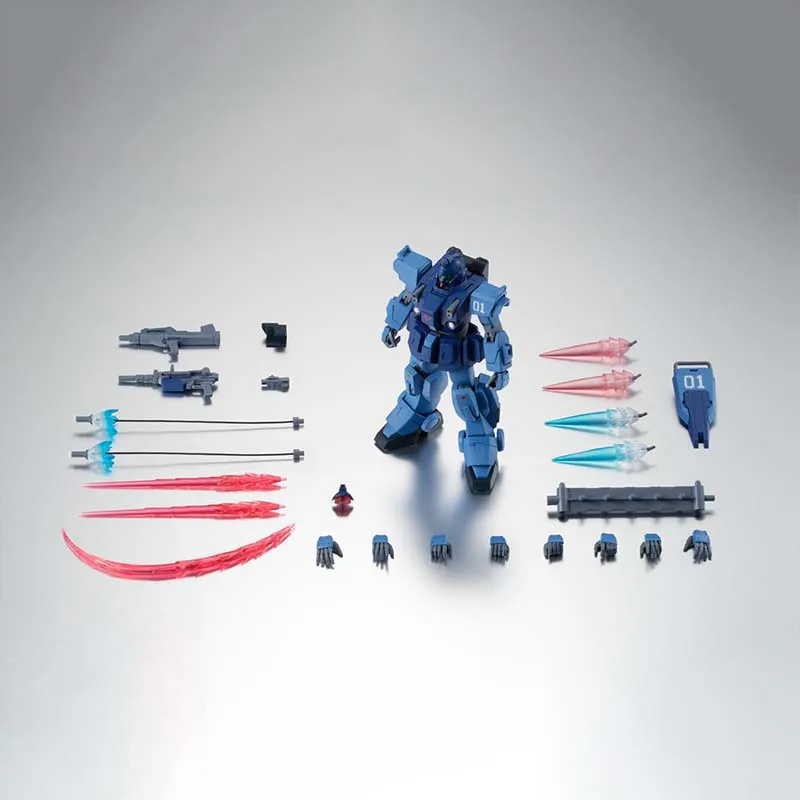Bandai-Kit de modelo Gundam Roboto Spirits Blue Destiny 1, figura de Anime Gunpla, Kit de construcción, figuras de acción de Gundam, juguetes para regalo