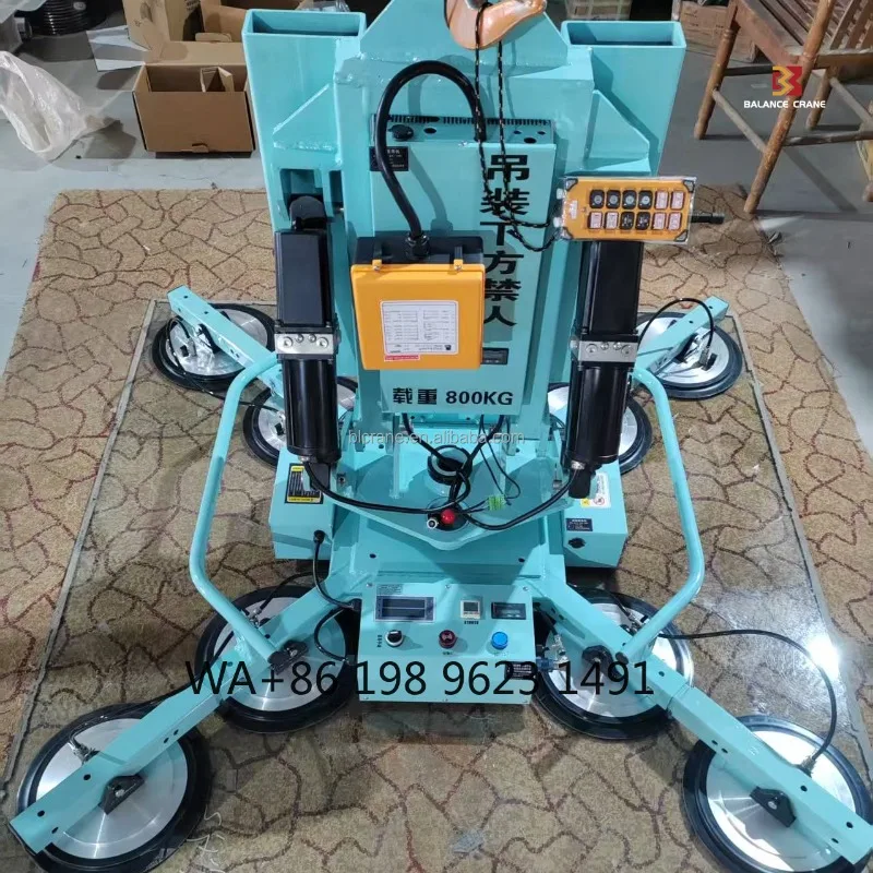 

400KG 600KG CNC Vacuum Lifter Sheet Tile Suction Cups with Pump Motor Core Parts for Farm Construction Industrial Use