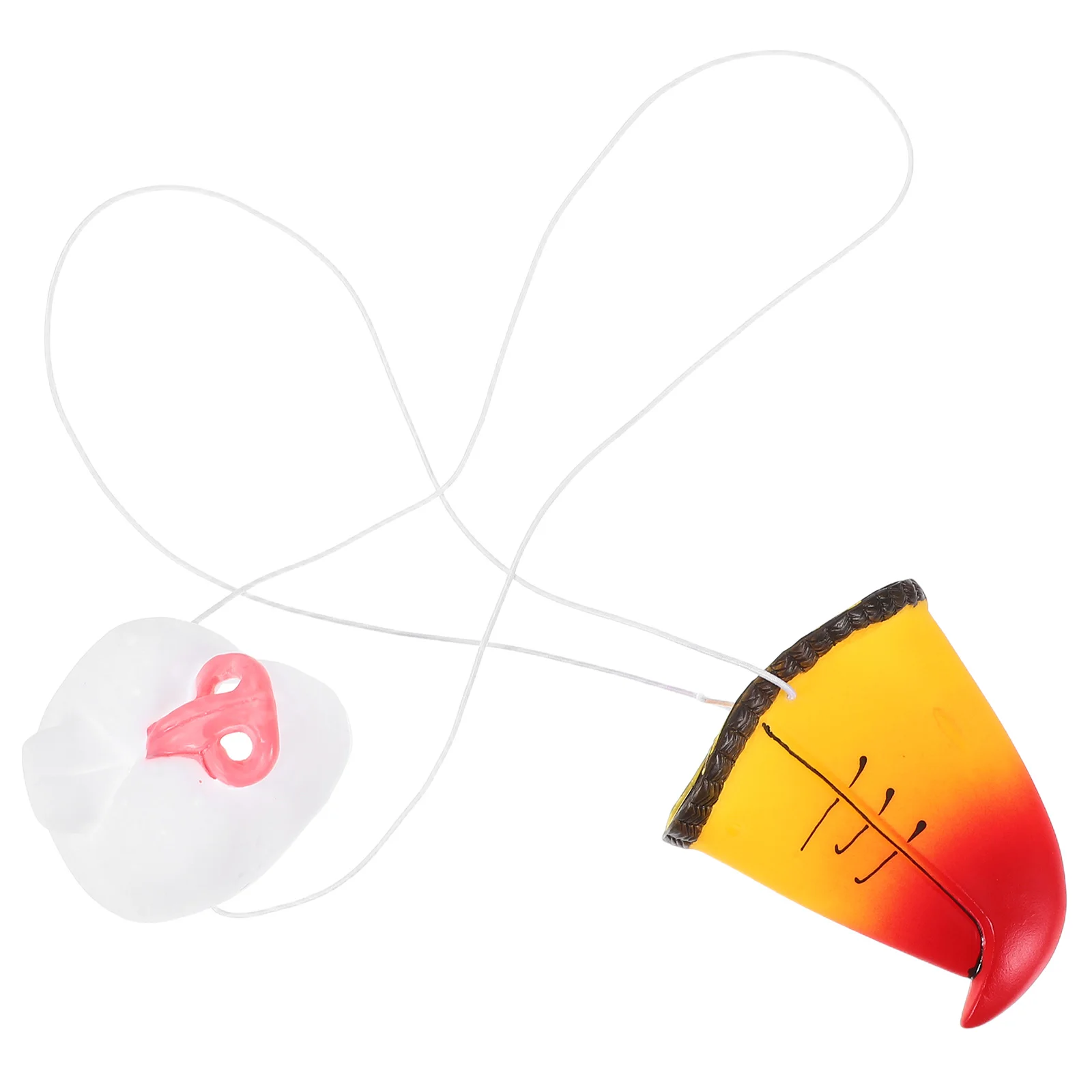 2pcs ตกแต่งจมูกกระต่ายชุดกระต่าย Beak Parrot Beak หน้ากากคอสเพลย์จําลองจมูกวัสดุ