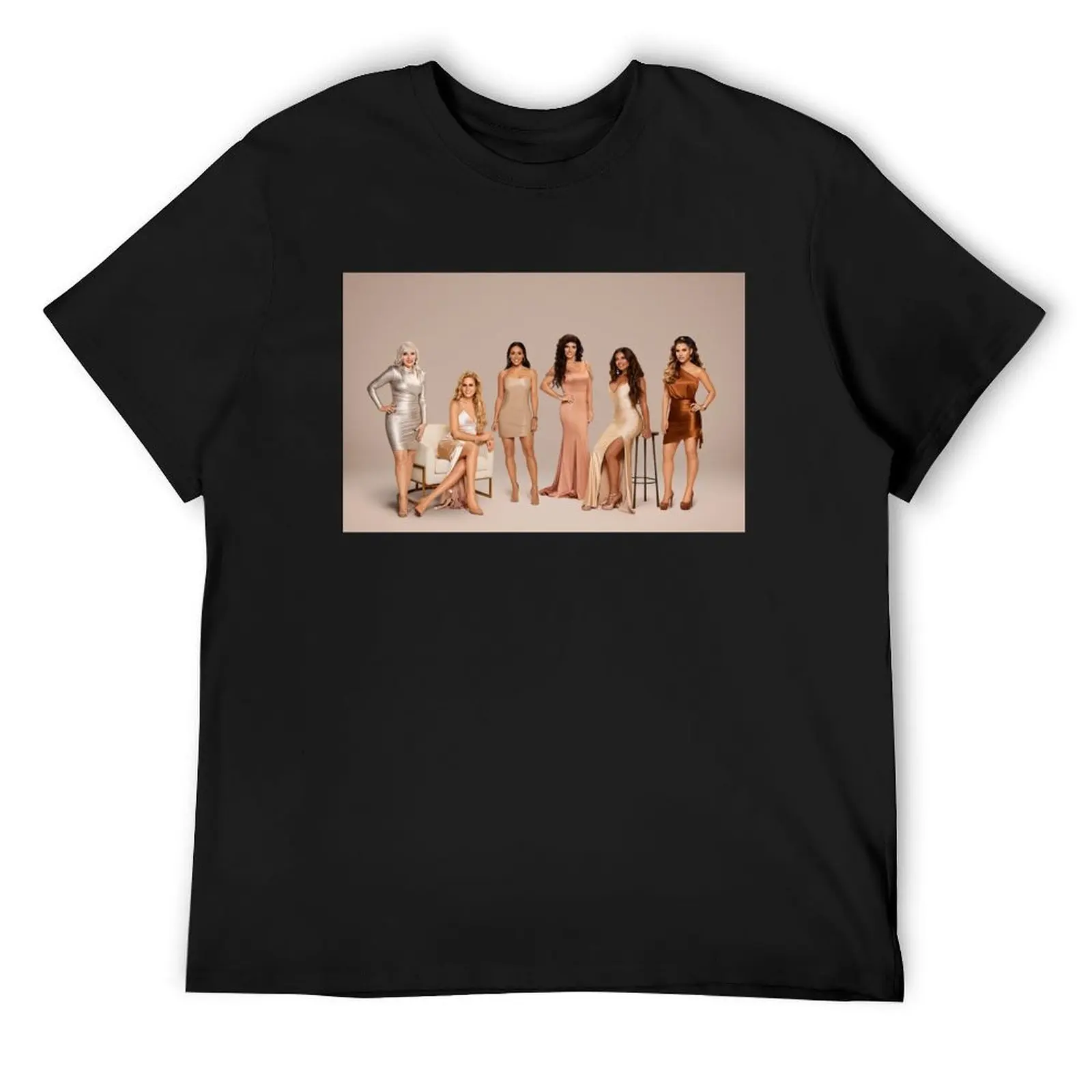 Real Housewives of New Jersey S11 Cast Pic T-Shirt kawaii clothes heavyweights vintage graphic tee mens funny t shirts