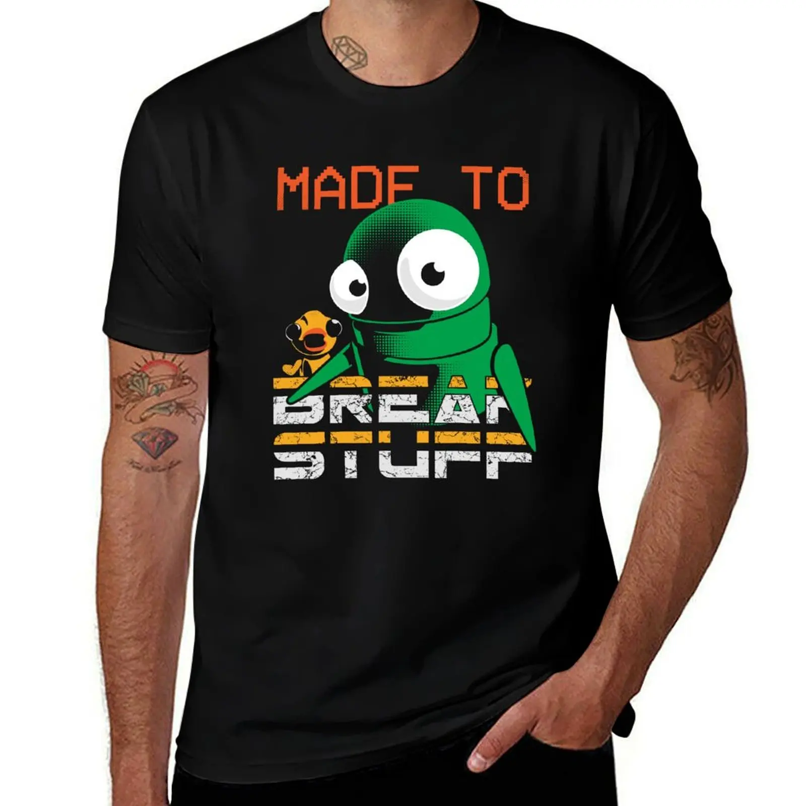 

Made to break stuff T-Shirt graphic shirts designer shirts graphic tee shirt T-shirts for men cotton