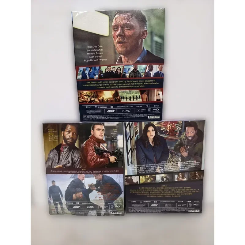 Blu-ray London Gangsters Season 1 to 3 Complete Series Collection High Definition Video Disc Set