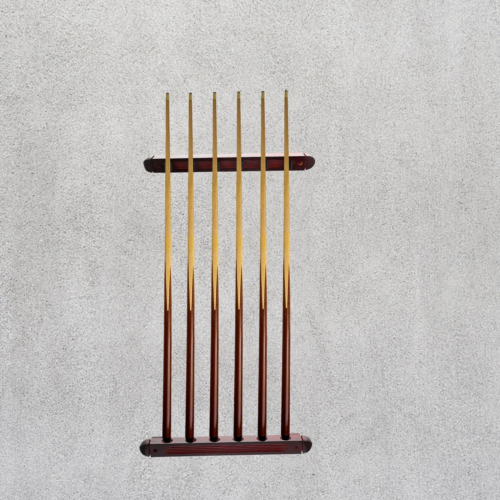 

1Set Pool Cue Rack Wall Mounted Billiard Pole Stand Decorative Display Rack for Cue Storage Multi Hole Collection Holder