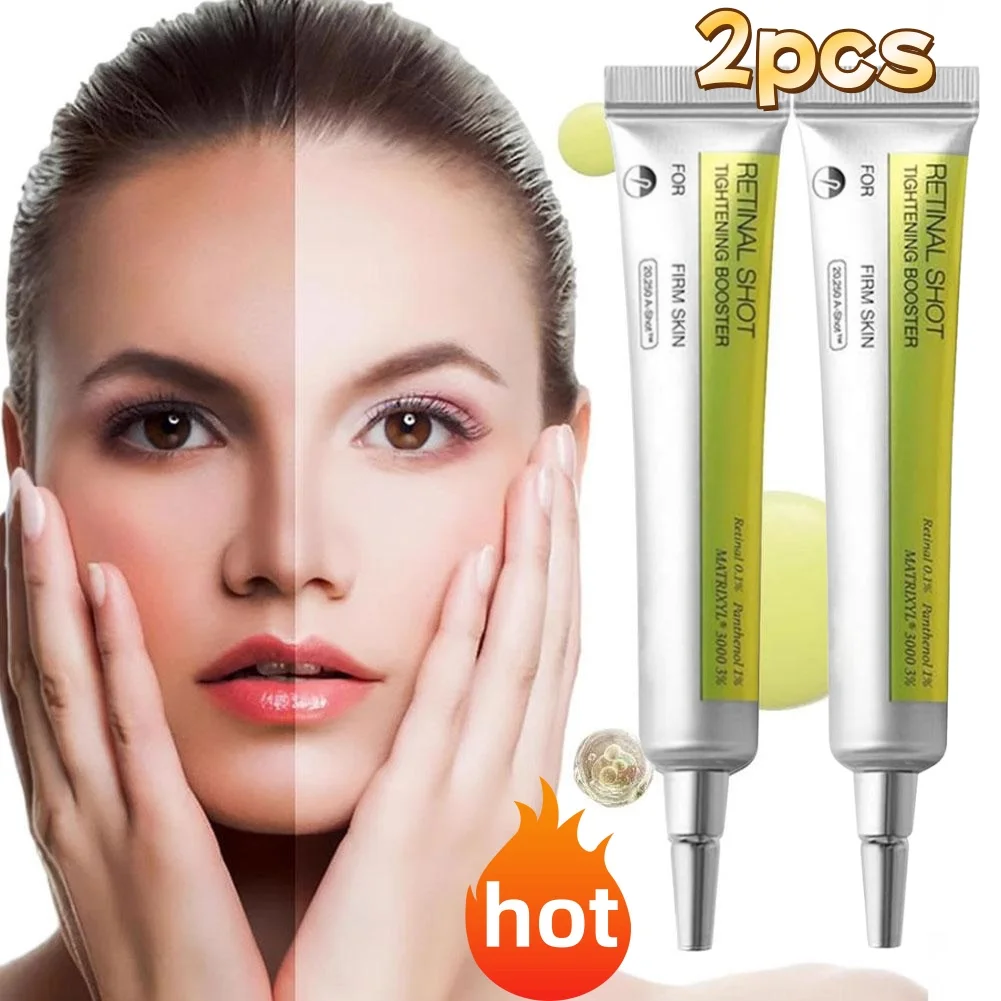 

2pcs Retinol Hydrating Eye Cream Lightening Dark Circles Firming Skin Instant Eye Repair Serum For Women Women Eyes Care