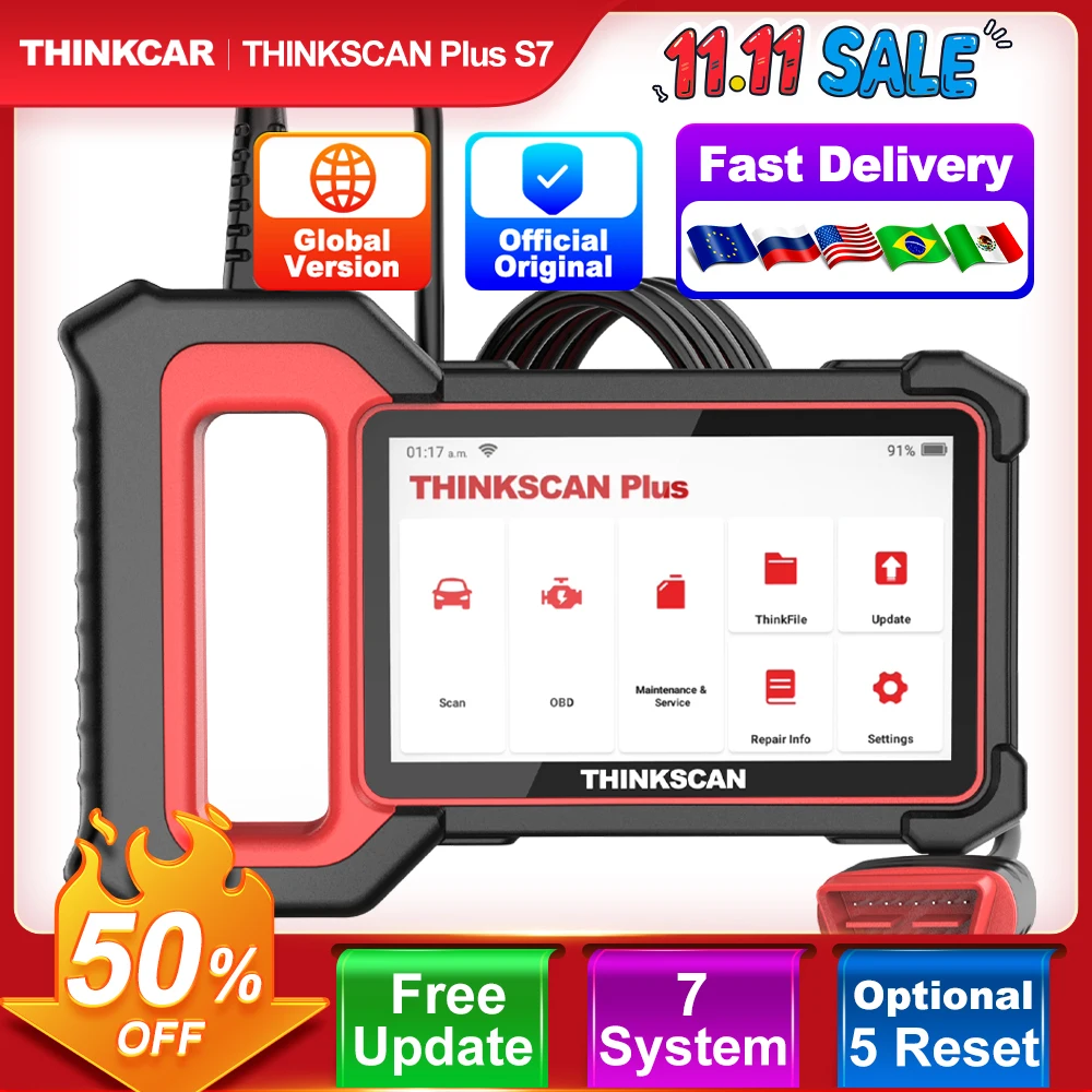 yZ[zThinkcar-ffc[sluss4 s7,OBD2P[u,bcmVXe,IvṼZbg,wifi,XV,OBD2\Pbg