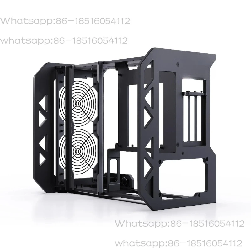 Open ITX Chassis Aviation Aluminum Precision CNC 240 Water-cooled Position/dual SSD 330mm Graphics Card Support
