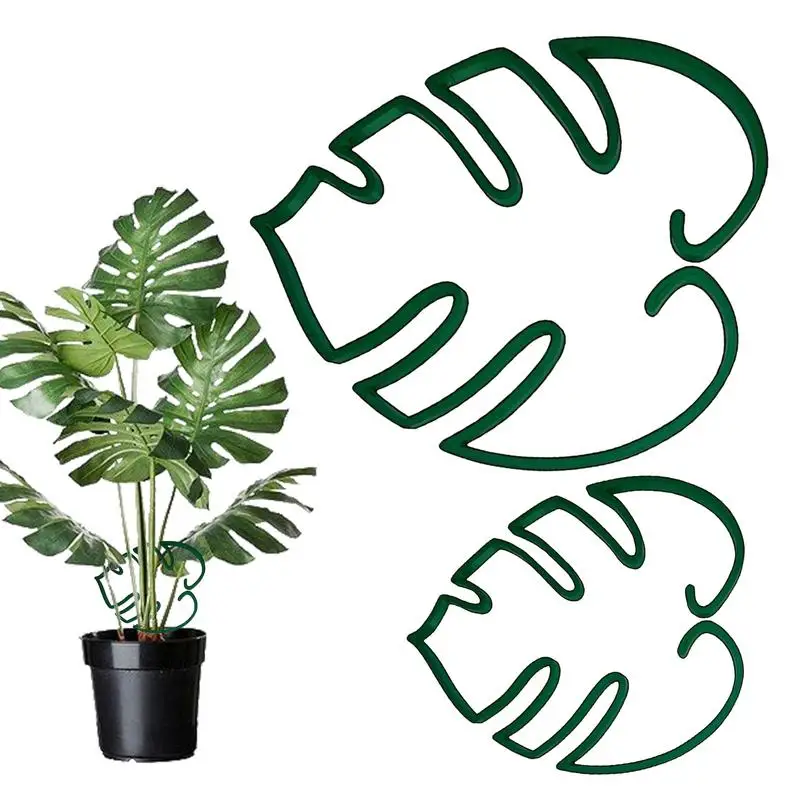Corrosion Resistant Flower Support Gardening Accessories Turtle Shell Plant Stand Monstera Shaped Plant Support For Gardens