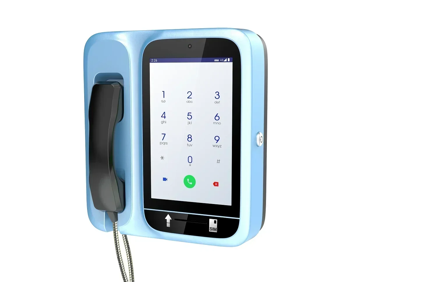 Android 11 School Outdoor Face Recognition Large Screen 4G LTE Fixed Wireless Phone Smart Video