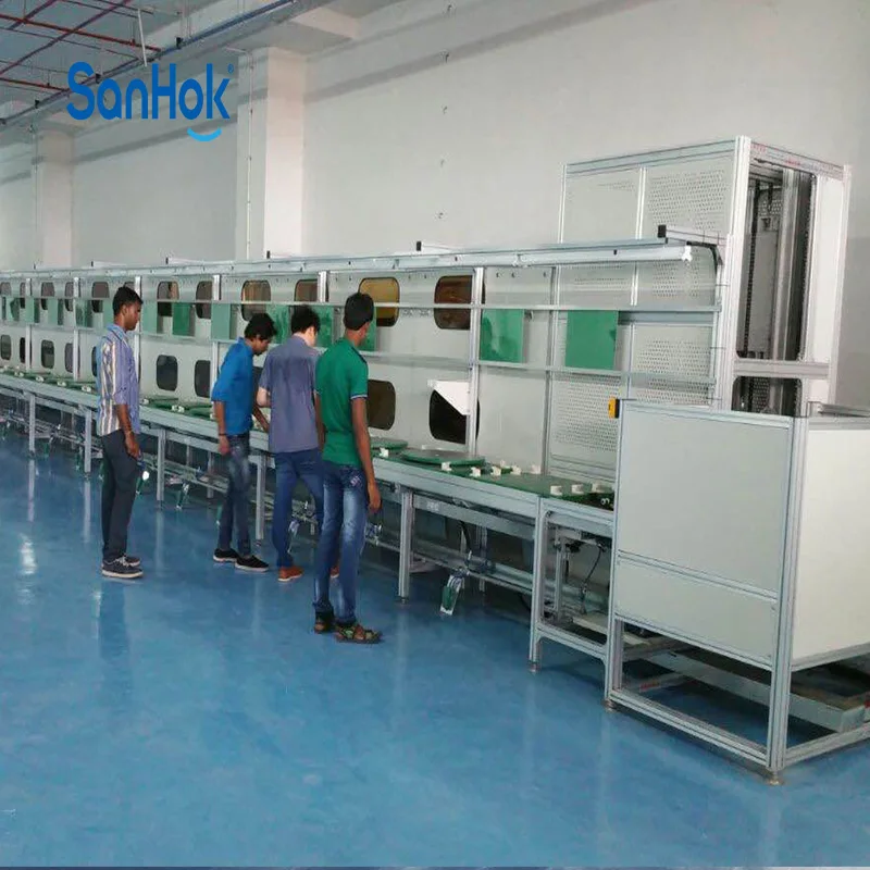 Linea di assemblaggio lampada di grande capacità di produzione per la produzione di luci