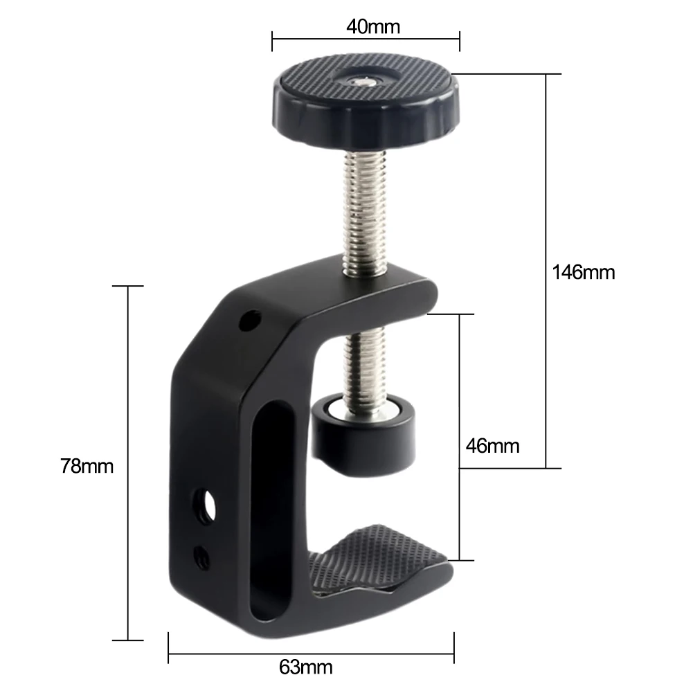 1/2pcs Small C-Type Clamp Set Aluminum Alloy Table Clamp Screw Clamps Metal Woodworking Vise Grip Bench Vice DIY Tool
