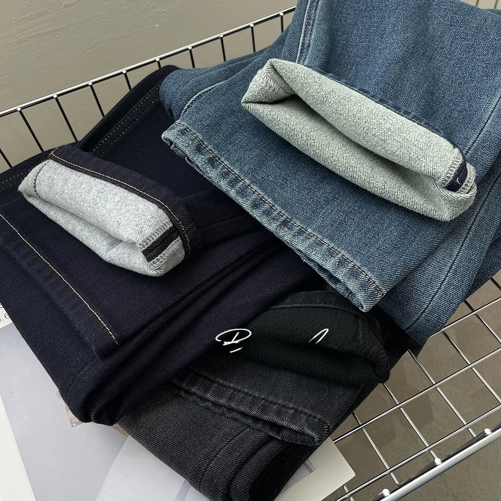 

360° Four-Sided Stretch Self-Preserving Jeans Commute Slimming Versatile Jeans High Waist Denim Pants Women's Faion