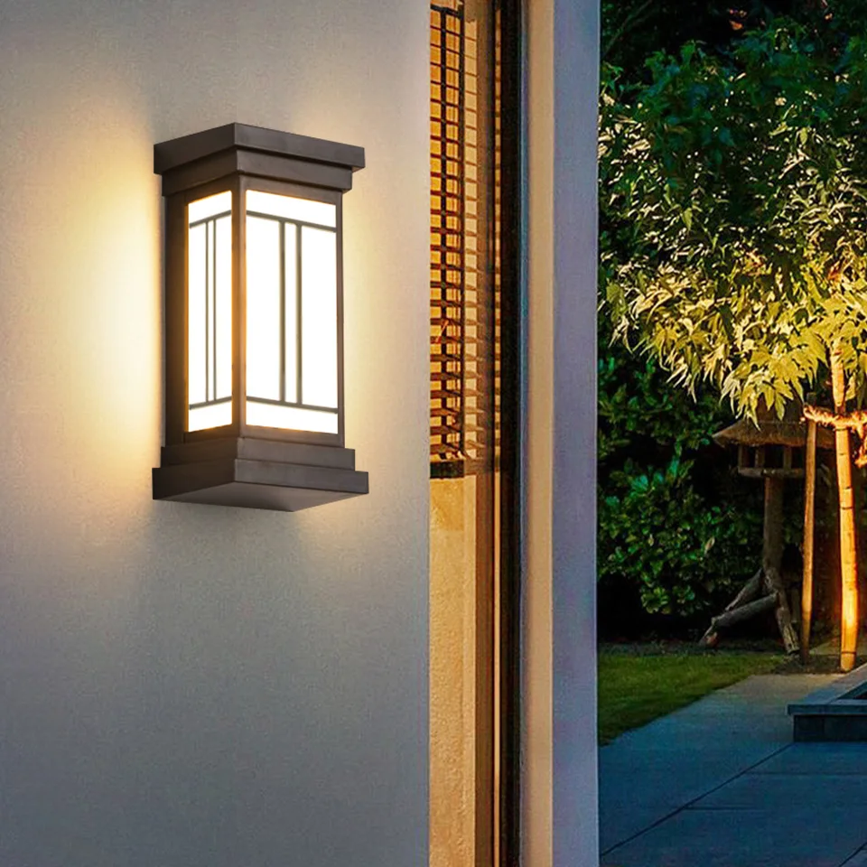 Led Outdoor Wall Light Waterproof IP66 Motion Sensor Led Outdoor Lighting Porch Lights Balcony Garden Lights Outdoor Wall Lamp image 5