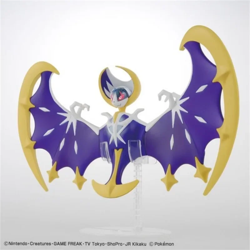 Oryginalne figurki Bandai Pokemon Lunala Anime figurka prosty montaż Model kolekcjonerski ozdoby zabawki modele prezenty pcv