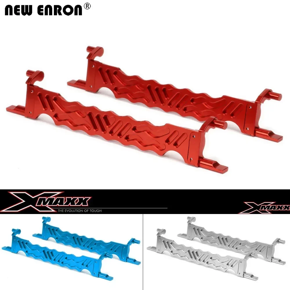 

NEW ENRON Aluminum Alloy Battery Holder Down Navy Upgrade Parts #7719 2Pcs for RC Car 1/5 Traxxas X-Maxx XMaxx 77076-4 77086-4