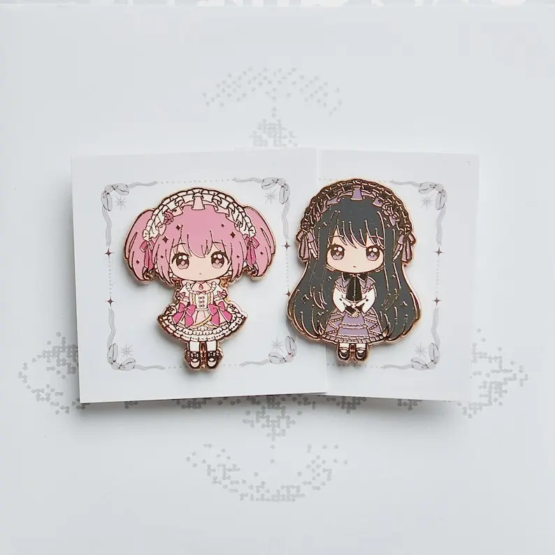 Madoka & Homura Enamel Pin