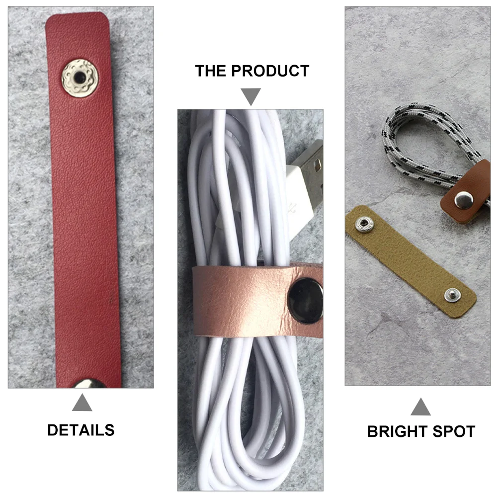 

20Pcs Cable Organizer Buckles Compact Lightweight Data Line Holders for Earphones USB Cord Management Travel School Office Use