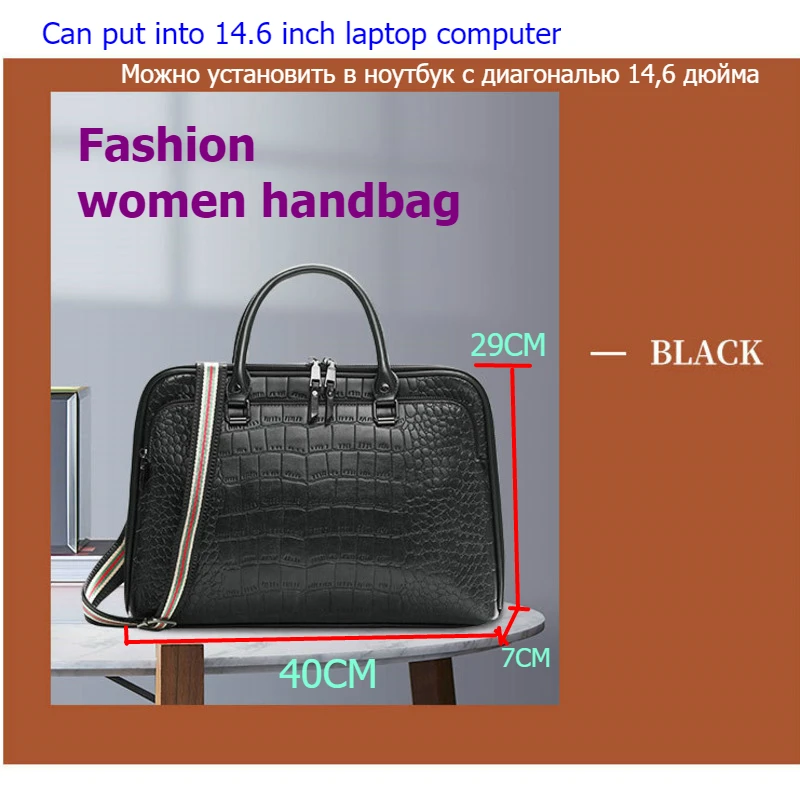 GAGACIA Fashion Office Work Handbags For Woman Business Briefcase High Quality Leather Handbag Lady Shoulder Bags For Women Bag