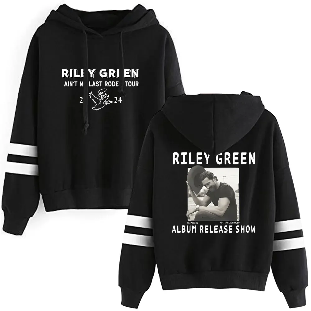 Riley Green Merch Ain't  My Last Rodeo Tour Hoodie Sweatshirt Women Men Long Sleeve Fashion Pullover Harajuku Tops Y2K Clothes