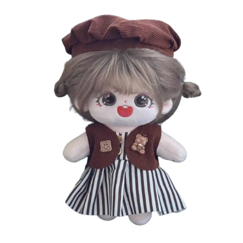 Replacement Outfit 20CM Cotton Doll Clothes Sweet Skirt Plush Patch Stuffed Doll Plush Suit Cartoon Changing Plush Toys Clothes