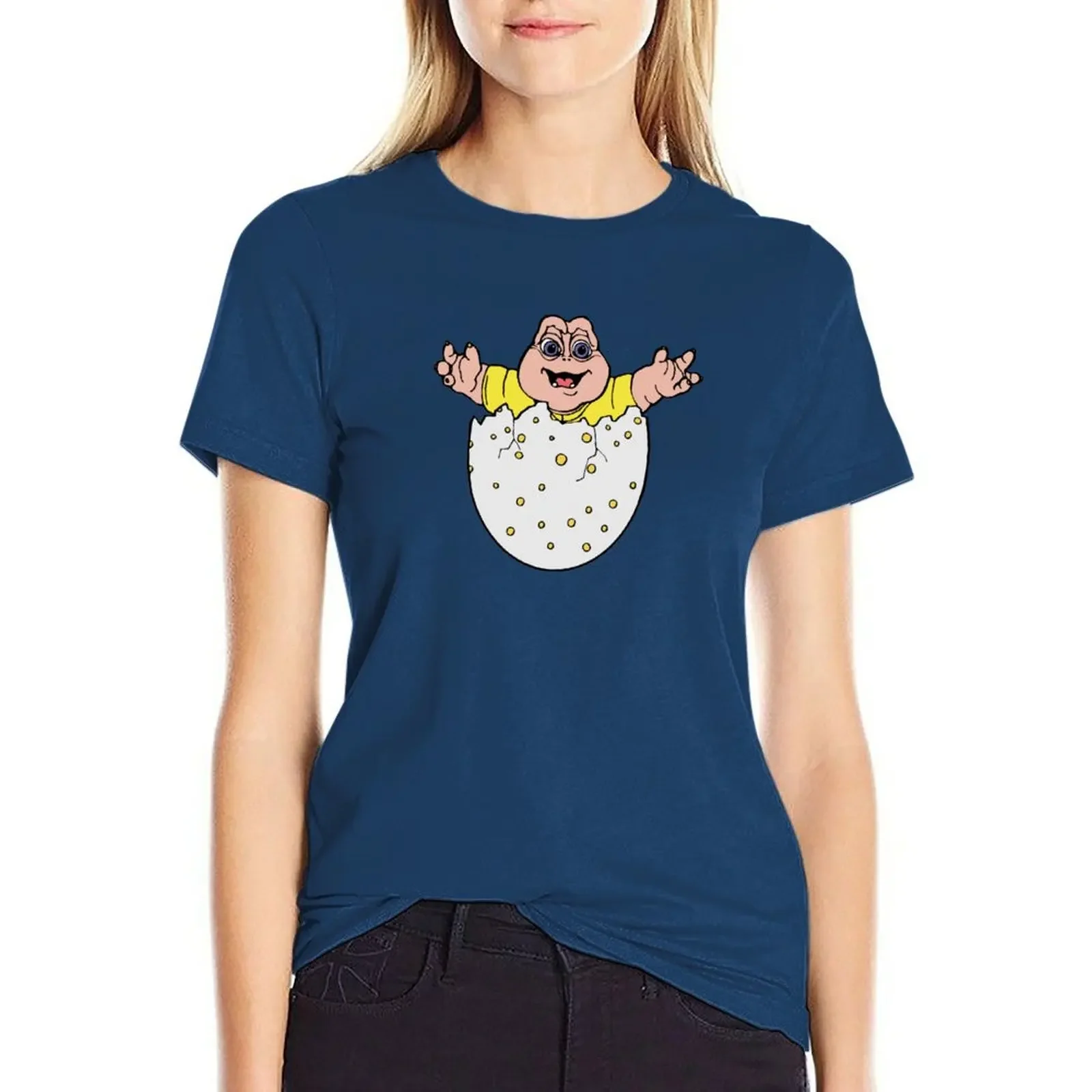 Baby Sinclair Dinosaurs T-shirt plus size tops hippie clothes summer top cute t-shirts for Women