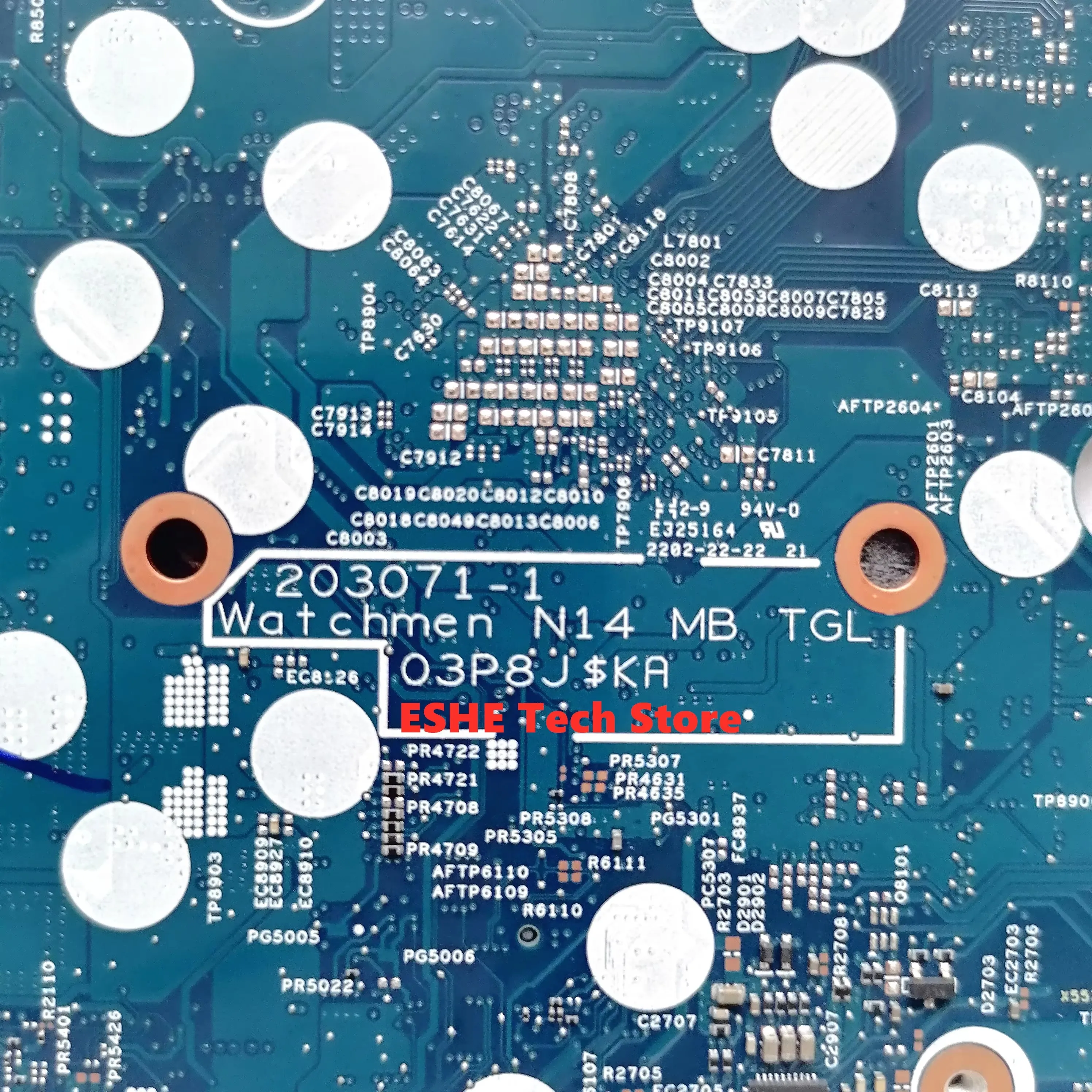 203071-1 0TPG56 0TX40J لـ DELL Inspiron 14 5410 2-In-1 اللوحة الأم للكمبيوتر المحمول مع i3 i5 i7 11th Gen CPU 100% تم اختبارها