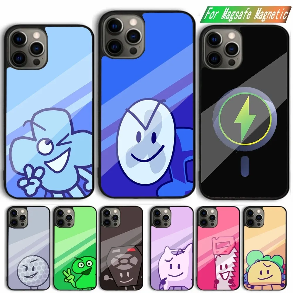 Bfdi Battle For D-Dream Island Phone Case For iPhone 16,15,14,13,12,11,Plus,Pro,Max,Mini Magsafe Magnetic Wireless Charging