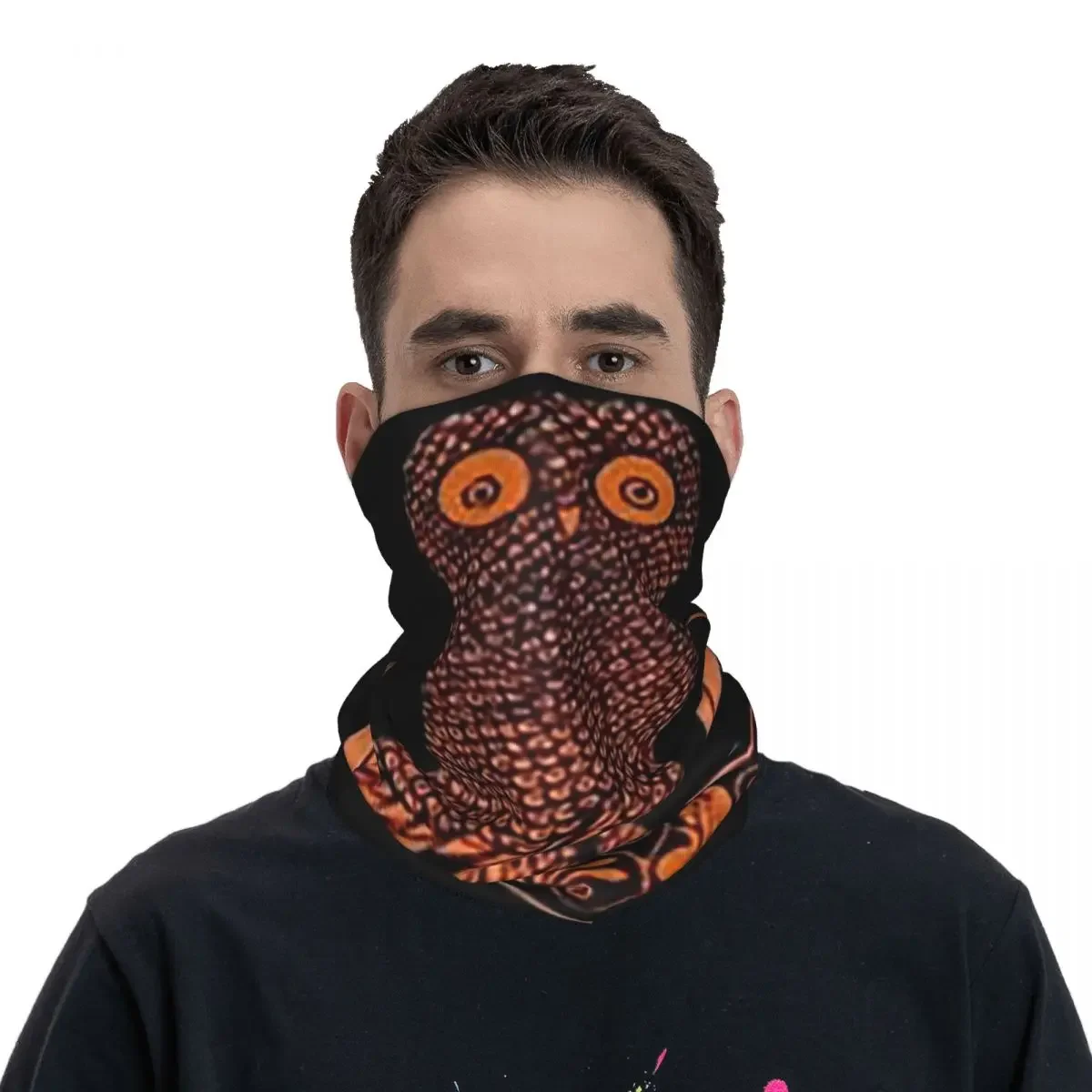 Attic Red-Figure Kalpis OwlAthenaOlive Bandana Neck Gaiter Printed Wrap Scarf Warm Headwear Running Unisex Adult All Season