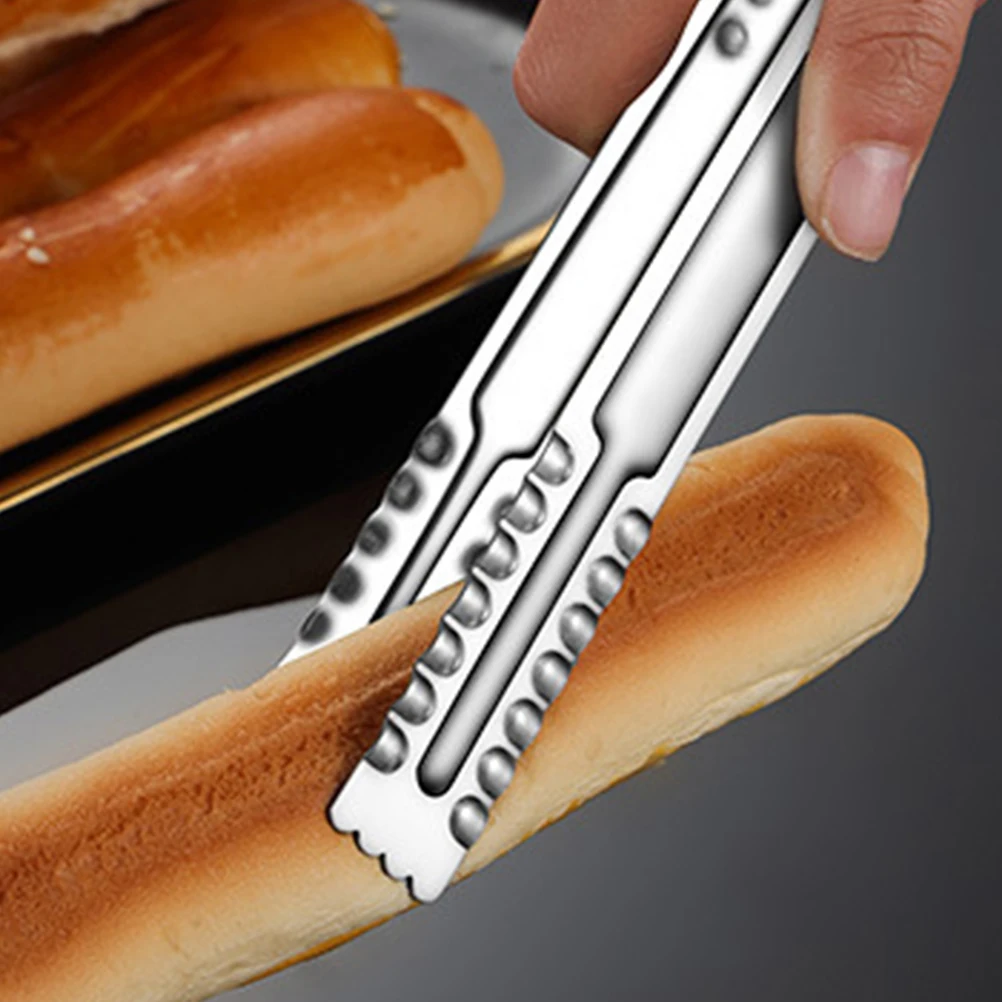 

Stainless Steel Food Clips Household Serving Clamp For Bread Pastries Desserts Vegetables Barbecue Catering Wedding Kitchen