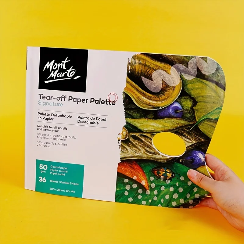 

Tear-off Paper Palette Disposable No-Clean Tear-Off Portable Palette Outdoor Painting Tools Oil Painting Gouache Palette