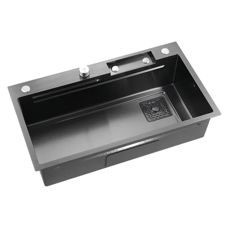 Light Luxury Metal Sink for Kitchen Waterproof Durable Build Modern Design Sturdy Construction Easy to Clean Long Lasting