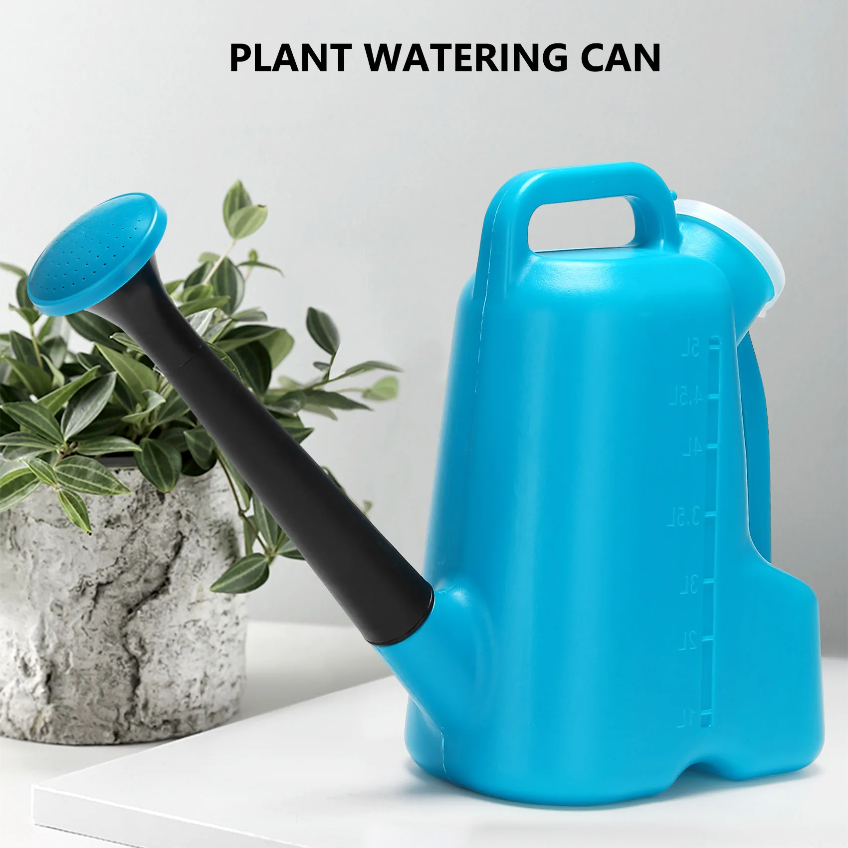 5L Garden Watering Can Green Wash Watering Cans, 3-In-1 Watering Can with Sprinkler Head for Outdoor Plant Watering