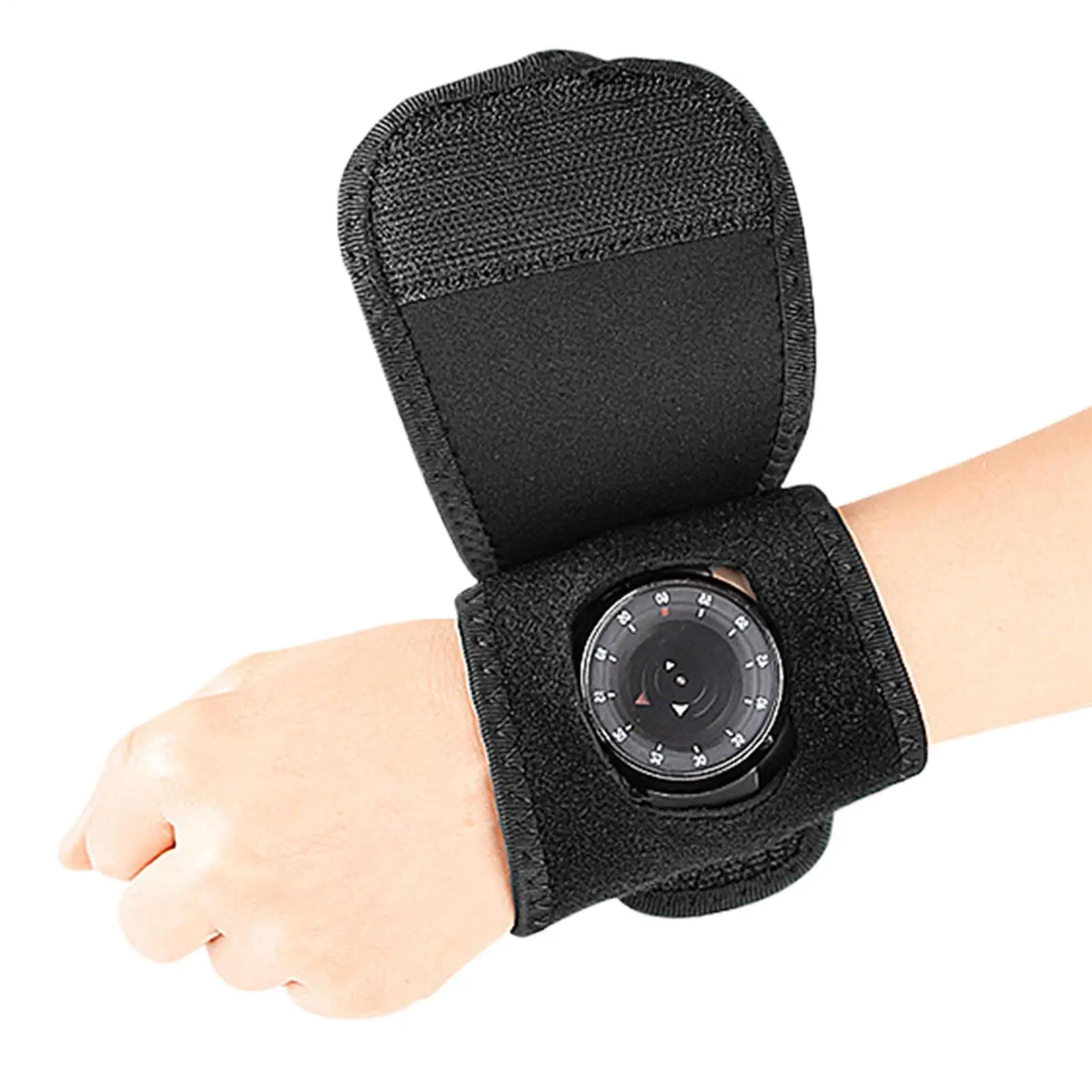 Universal Thin Watch Protective Strap Cover & Screen Guard, Breathable Elastic Band For Women Men, Sports Workplace Travel
