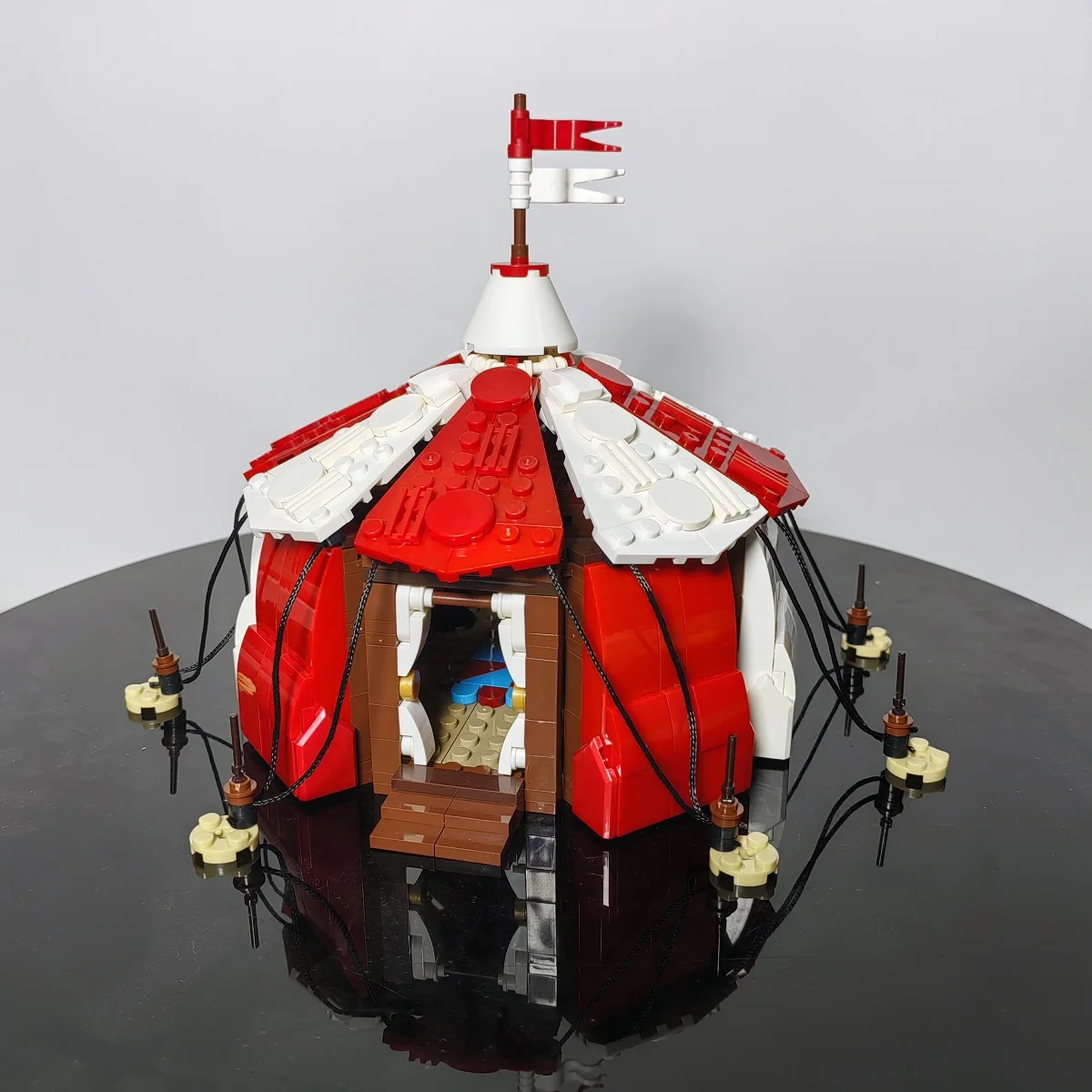 

Креативная средневековая палатка, замок MOC, строительные блоки, 655 шт., военные игрушки для детей, подарки