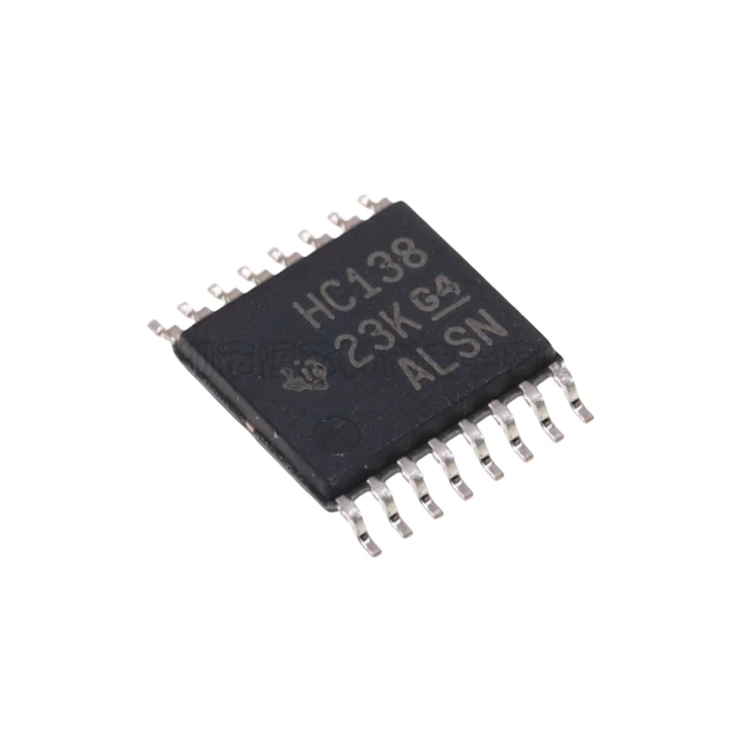 Chip decodificador SMD SN74HC138PWR, TSSOP-16, de 3 líneas a 8 líneas