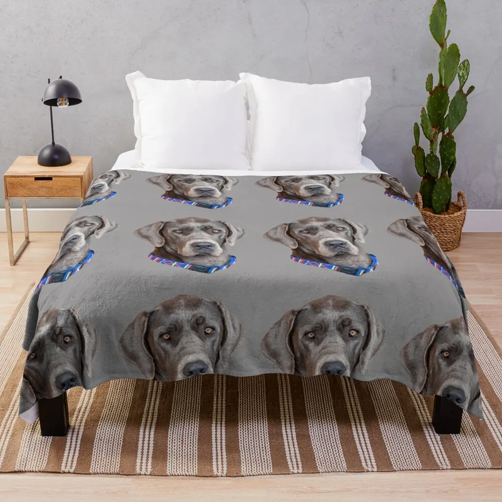 

Blue Great Dane Throw Blanket halloween Luxury Thicken Furrys Blankets