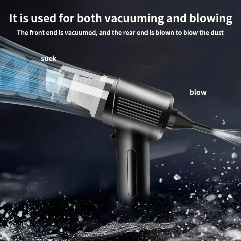 4 в 1 автомобильный пылесос 9800000 PA мощный всасывающий пылесос двойного назначения беспроводной мини-ручной пылесос для автомобиля