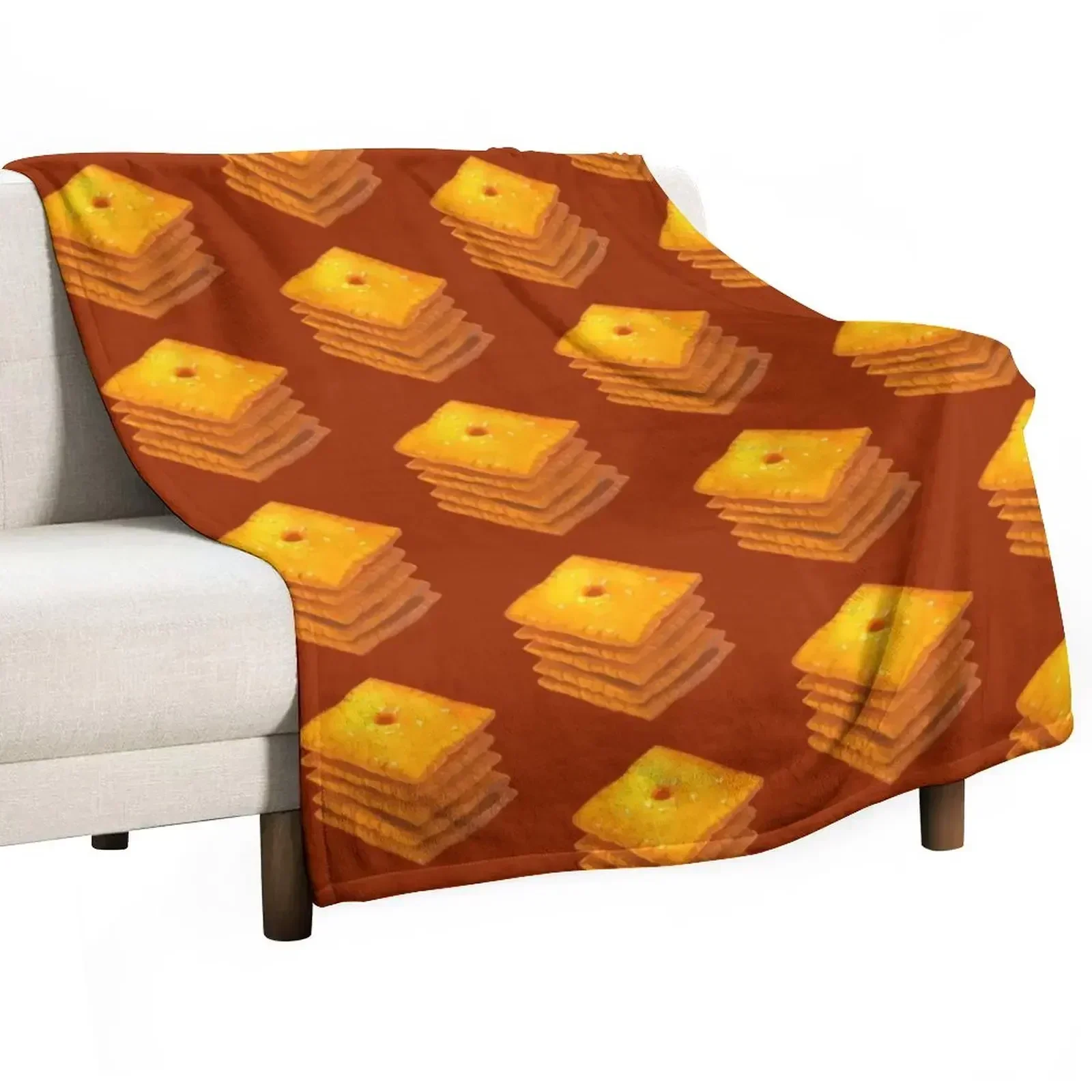 Cheese Cracker Stack Throw Blanket Shaggy christmas decoration Luxury St Plush Hairys Camping Blankets