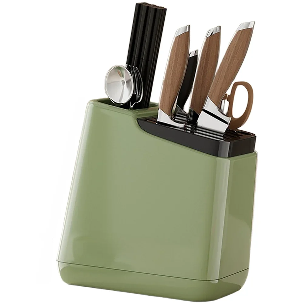 ABS Plastic Utensil Rack for Countertop with Thoughtful Slot Spacing to Accommodate Various Tool Sizes and Shapes
